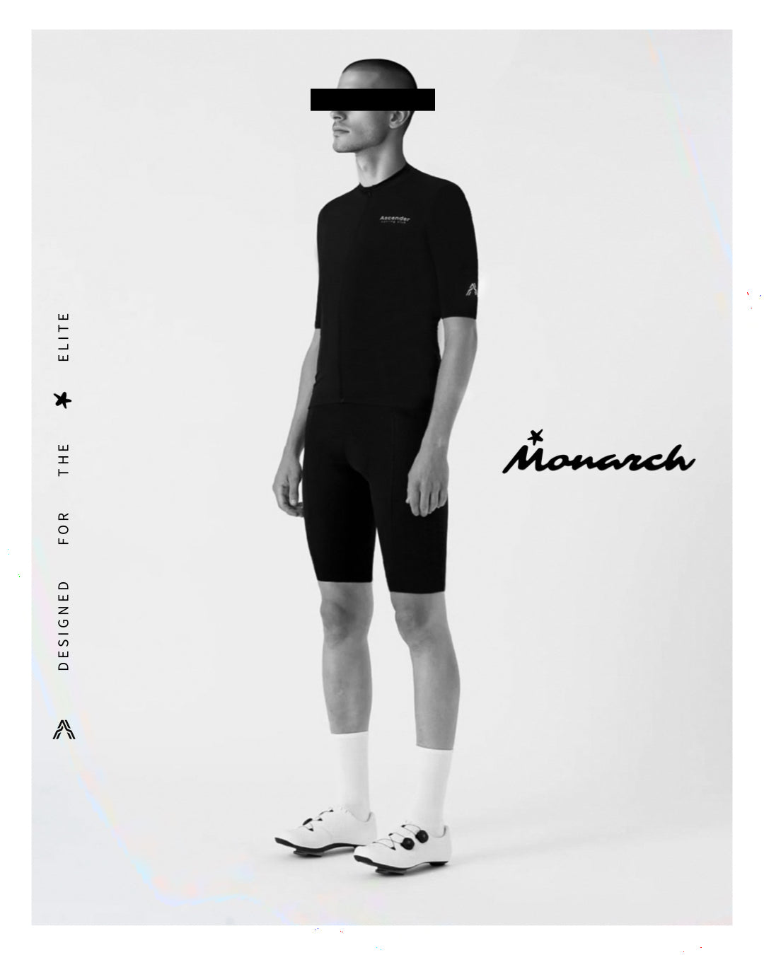 Monarch short sleeve jersey black. Made of European fabrics by Ascender Cycling Club Zürich Switzerland Showroom Photo