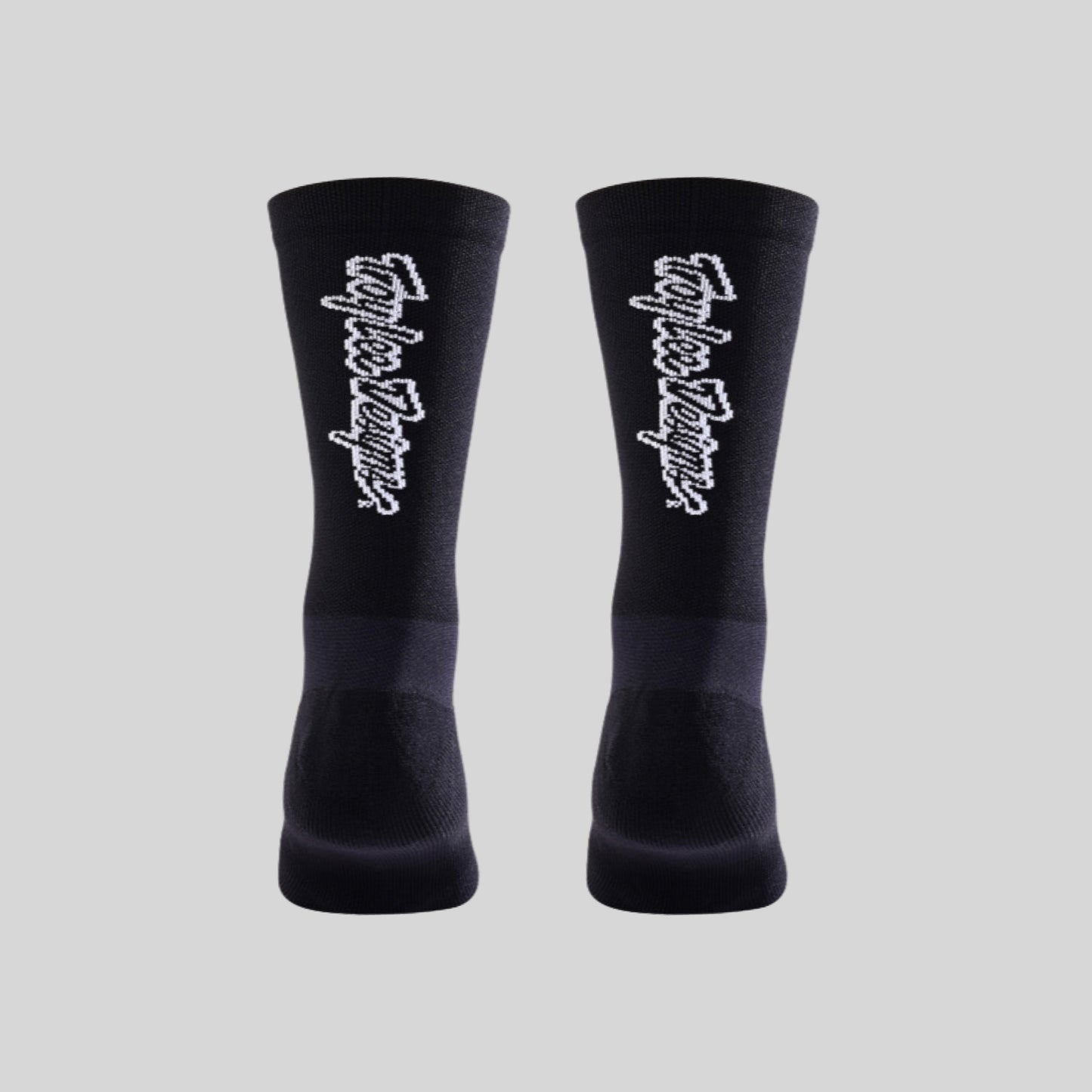 Troy Lee Designs Performance Signature Socks Black from Ascender Cycling Club Zürich Switzerland Back side View