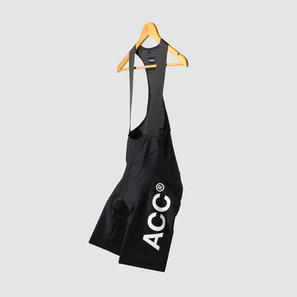Premium bib short black side view from Ascender Switzerland
