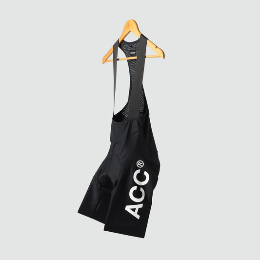 Premium bib short black side view from Ascender Switzerland