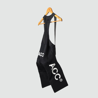 Premium bib short black side and back view from Ascender Switzerland