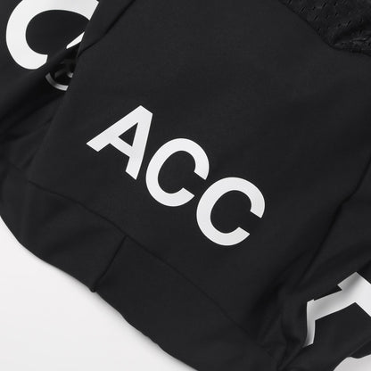 Premium bib short black back side view from Ascender Switzerland