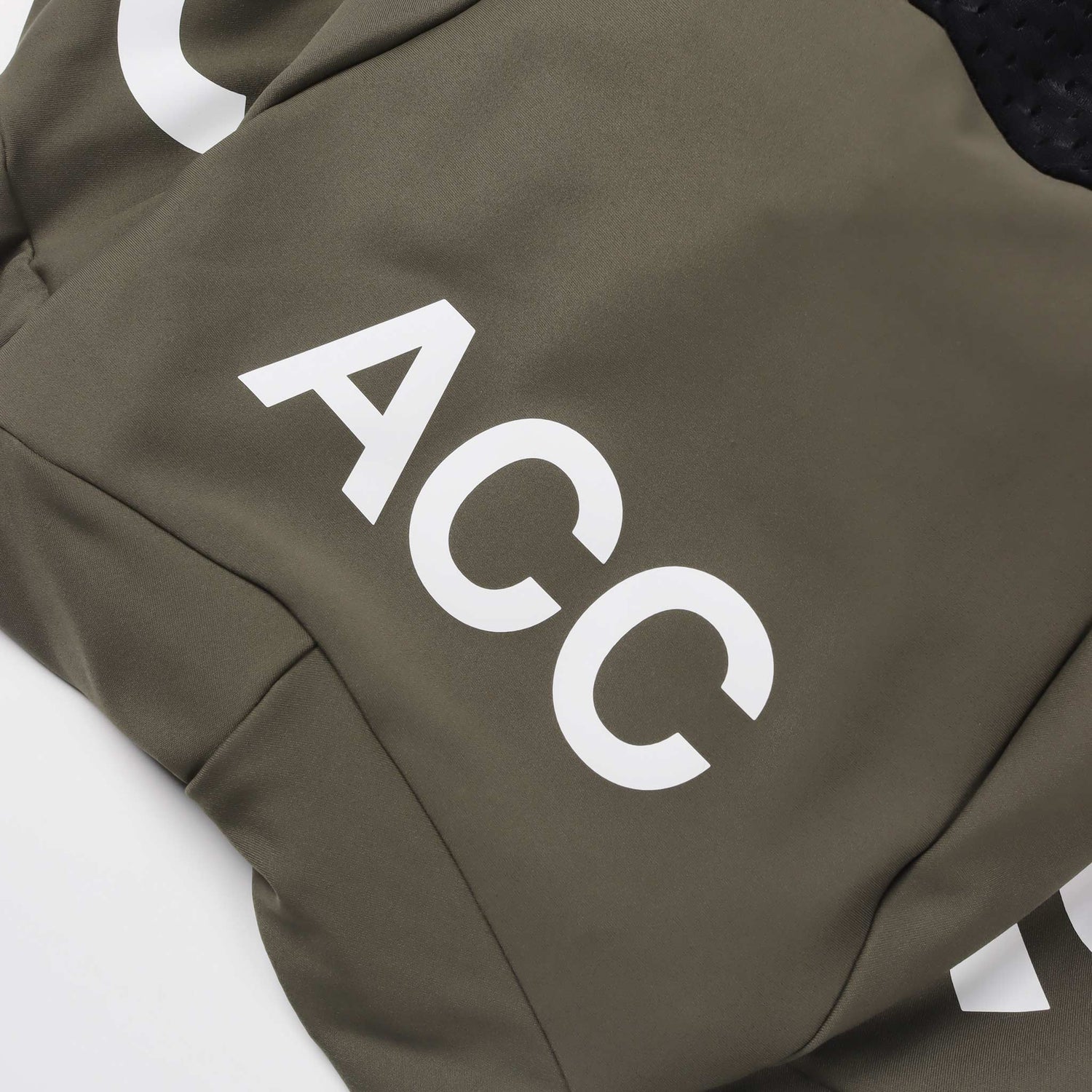 Premium bib short dark olive back side view from Ascender Switzerland
