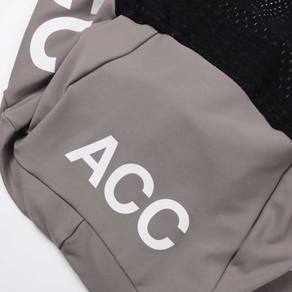 Premium bib short storm grey back side view from Ascender Switzerland
