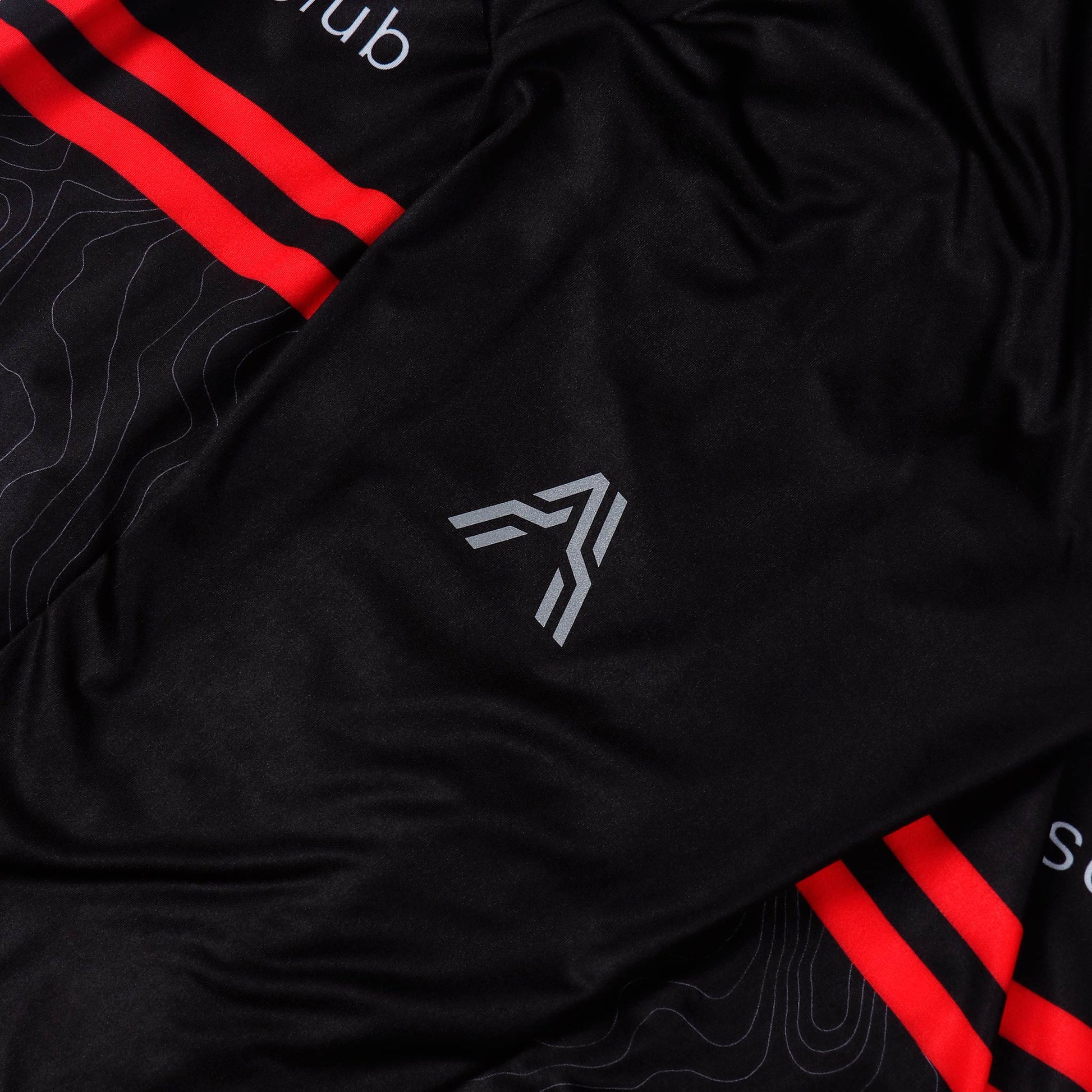 ACC Stellar mid weight thermal long sleeve jersey black reflective logo on sleeve