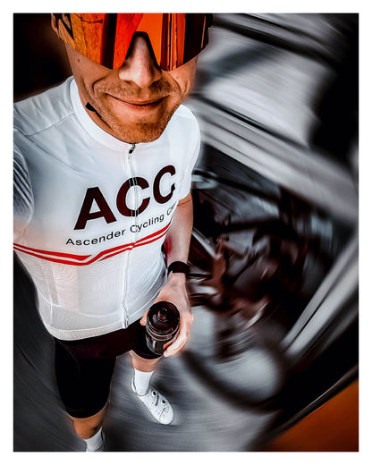 ACC Stellar sustainable cycling short sleeve jersey race cut from Ascender Cycling Club Zürich Switzerland Live Photo