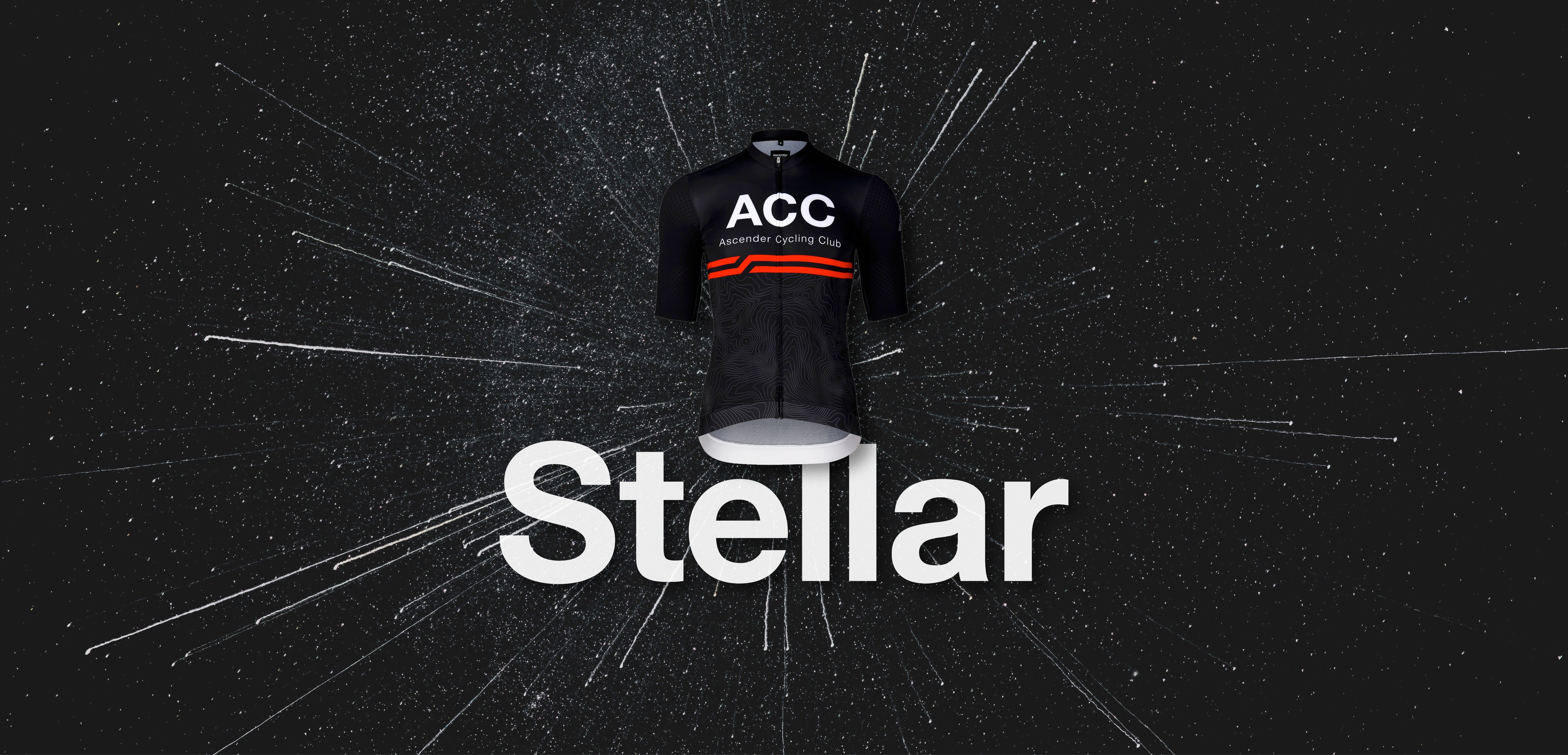 Maillot à manches courtes ACC Stellar Collection durable d'Ascender Cycling Club Zürich Suisse