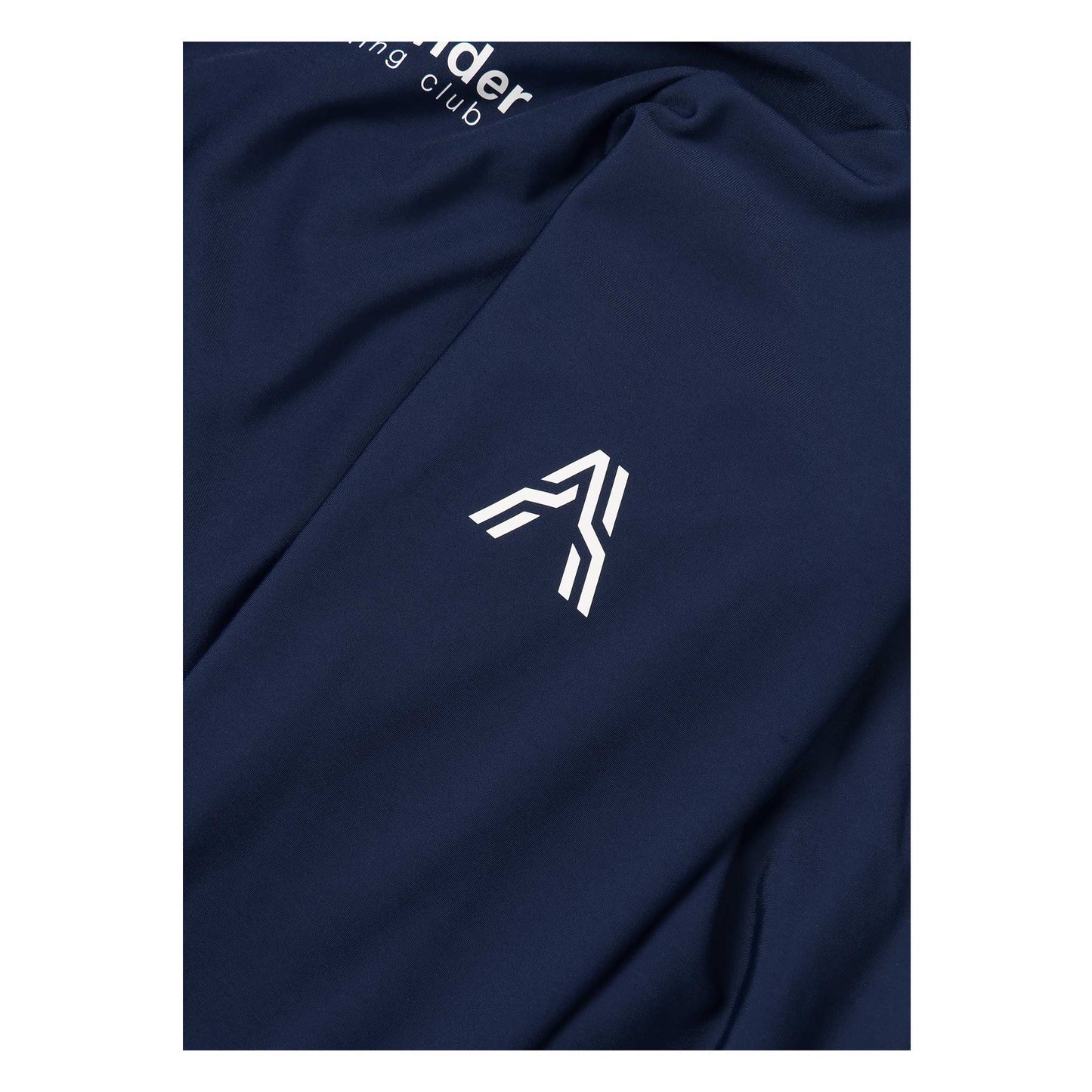 Milano Thermal Long Sleeve Jersey Navy from Ascender Cycling Club Zürich Switzerland Logo on Sleeves View