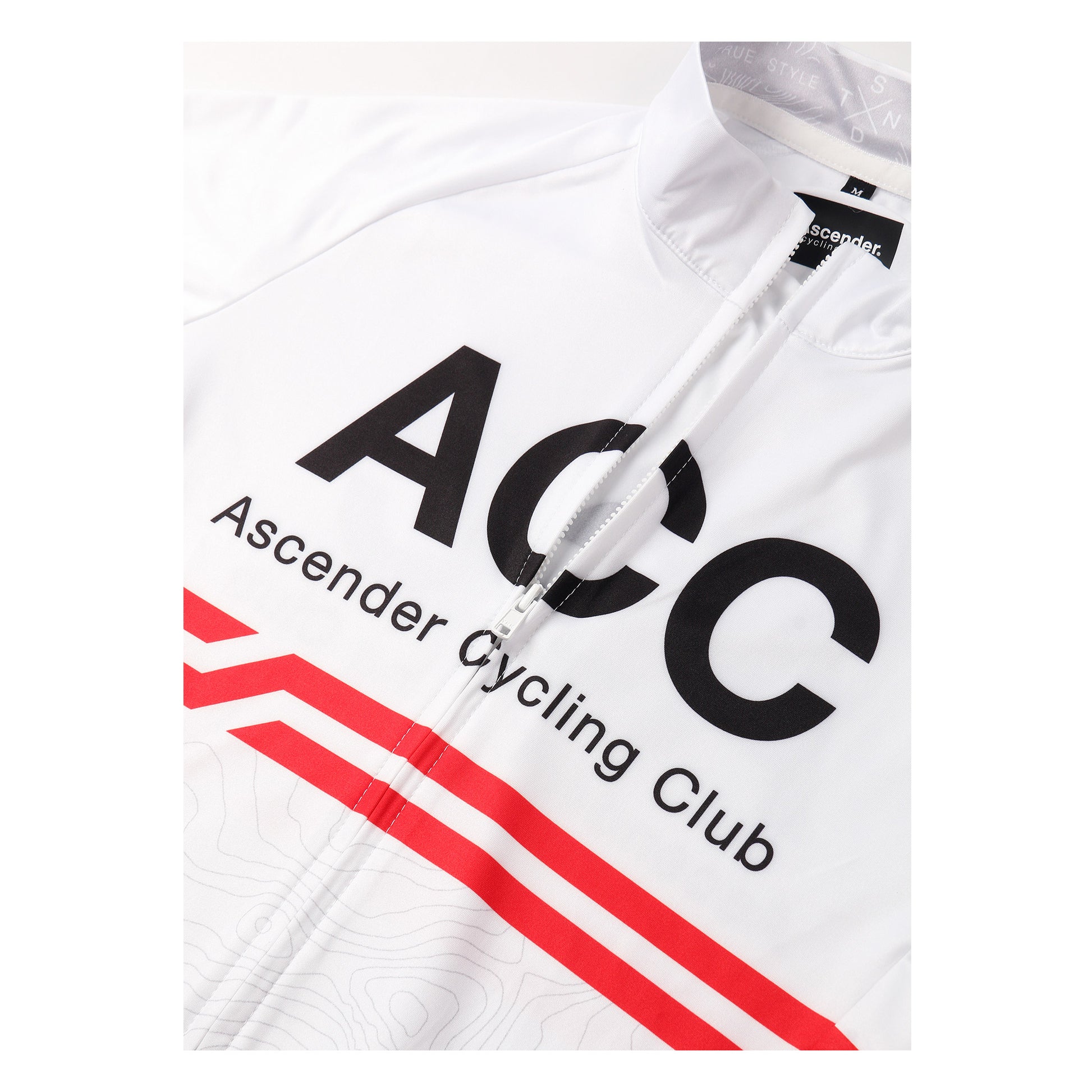 ACC Stellar sustainable cycling long sleeve jersey new generation from Ascender Cycling Club Zürich Switzerland Presentation in Details VISLON Zipper Front