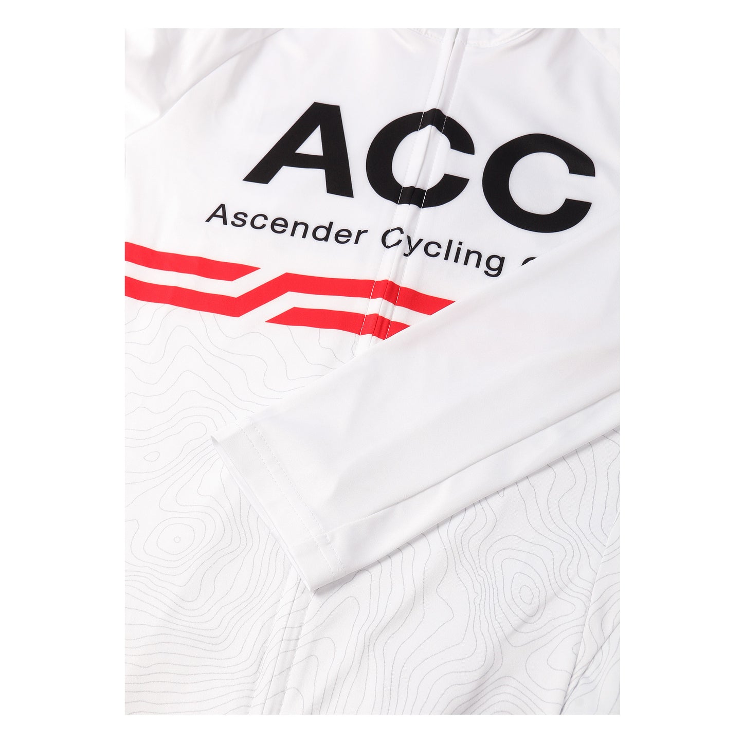 ACC Stellar sustainable cycling long sleeve jersey new generation from Ascender Cycling Club Zürich Switzerland Presentation Front & Long Arm