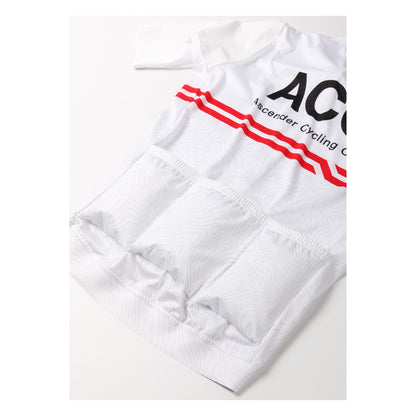 ACC Stellar sustainable cycling short sleeve jersey race cut from Ascender Cycling Club Zürich Switzerland Three Back Pockets View