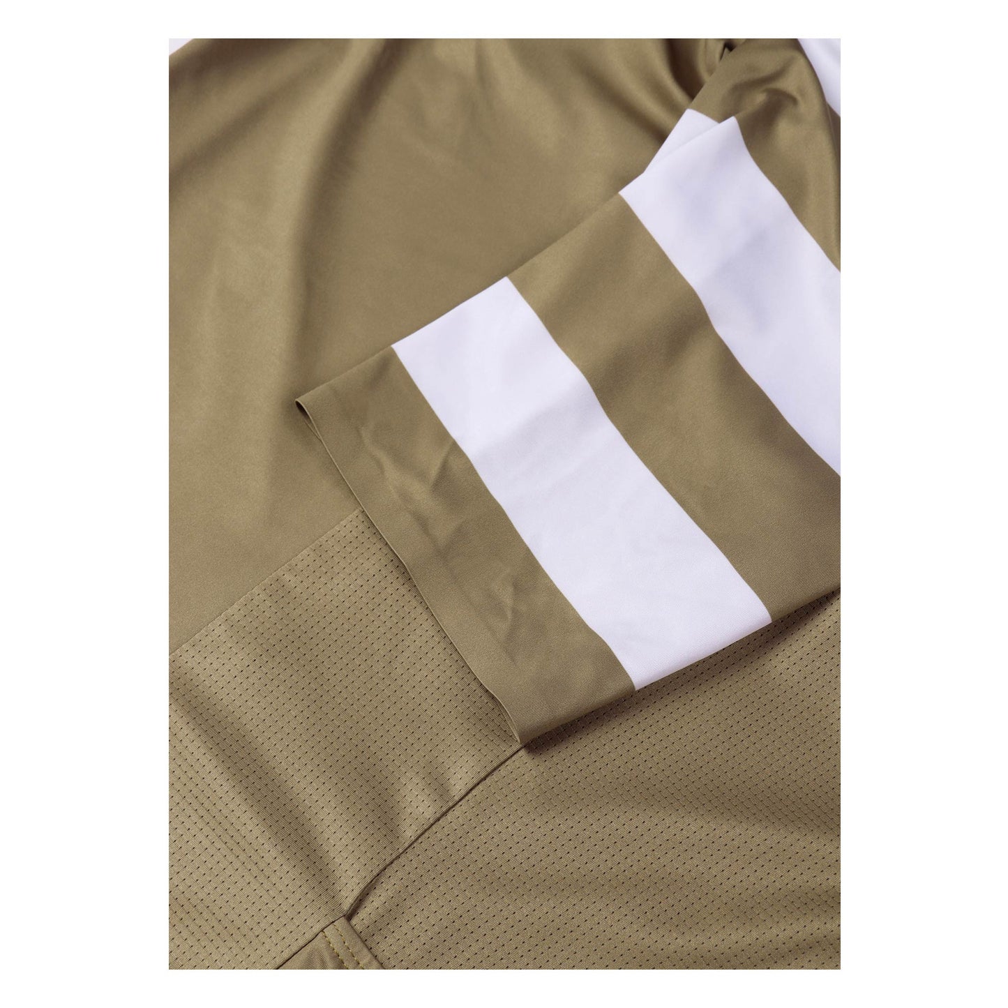 The retro-inspired Astro jersey Mystic Gold from Ascender Cycling Club Switzerland Aerodynamic Sleeve View