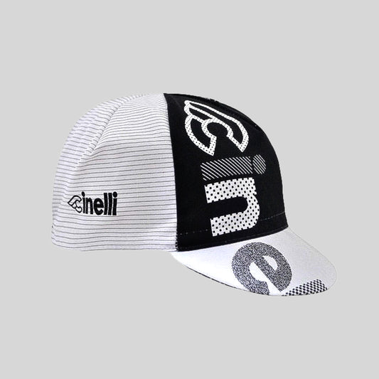 Cinelli Optical Cycling Cap White Erhältlich bei Ascender Cycling Club Zürich Schweiz Front Side View 