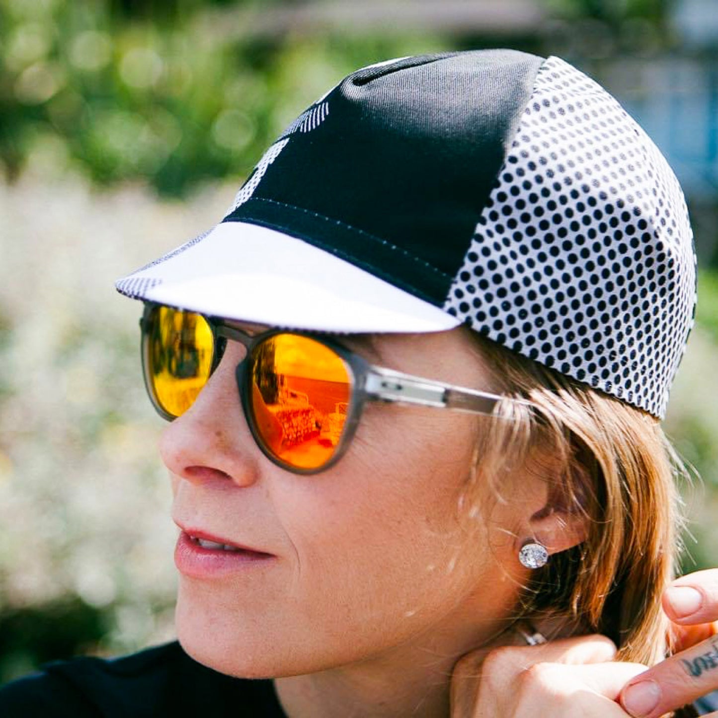 Cinelli Optical Cycling Cap White Available at Ascender Cycling Club Zürich Switzerland Live Front Side View 