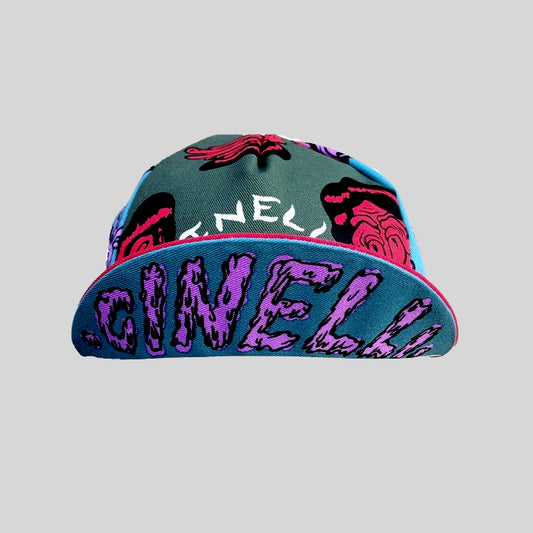 Cinelli Stevie Gee Melt Faces Cycling Cap Available at Ascender Cycling Club Zürich Switzerland Front View