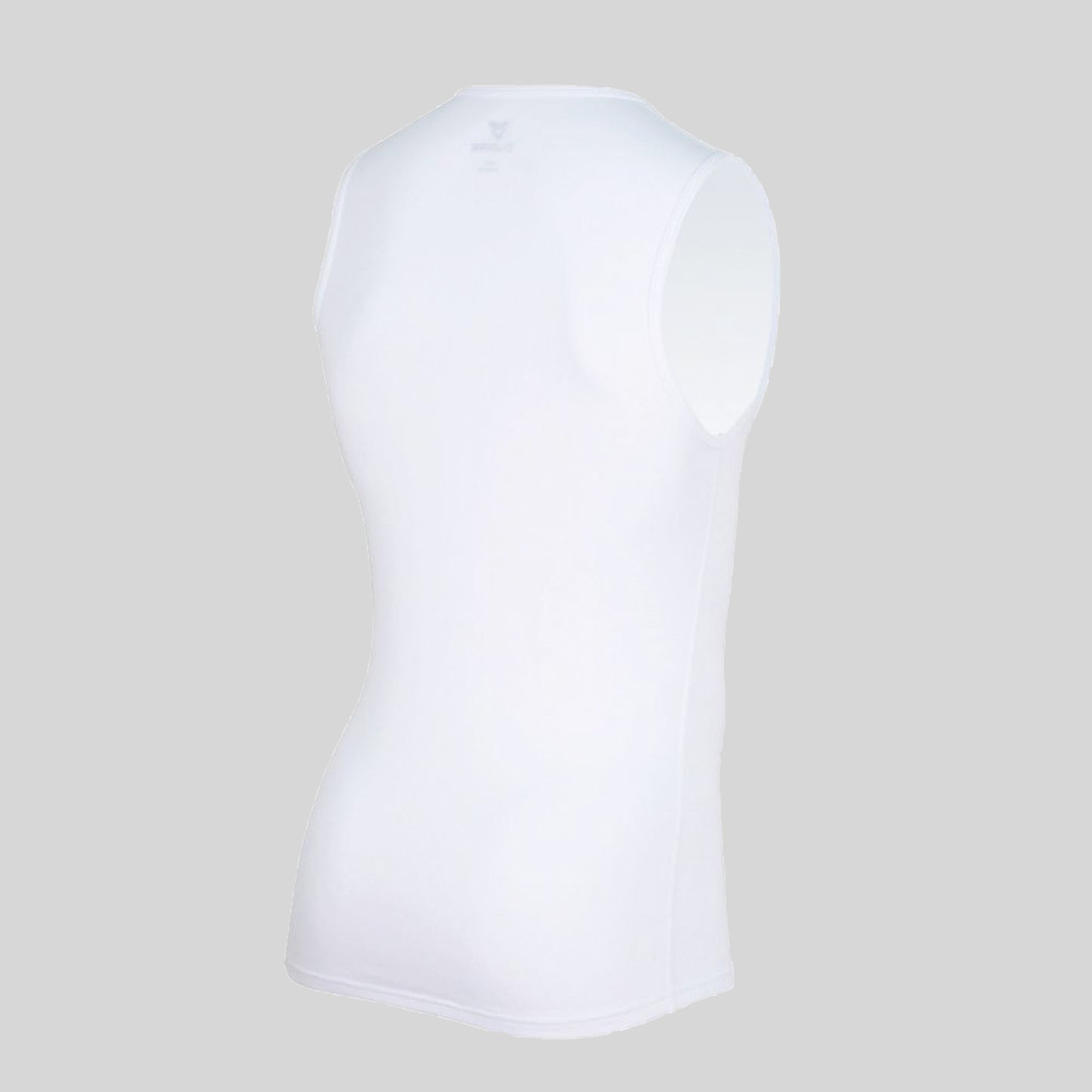 Sleeveless Baselayer White by Cuore of Switzerland for Ascender Cycling Club Zürich Switzerland Back View