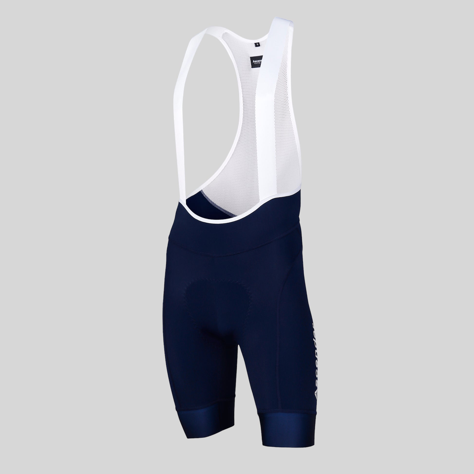 Legend Men Bib Short Navy by Ascender Cycling Club Zürich in Switzerland Front View