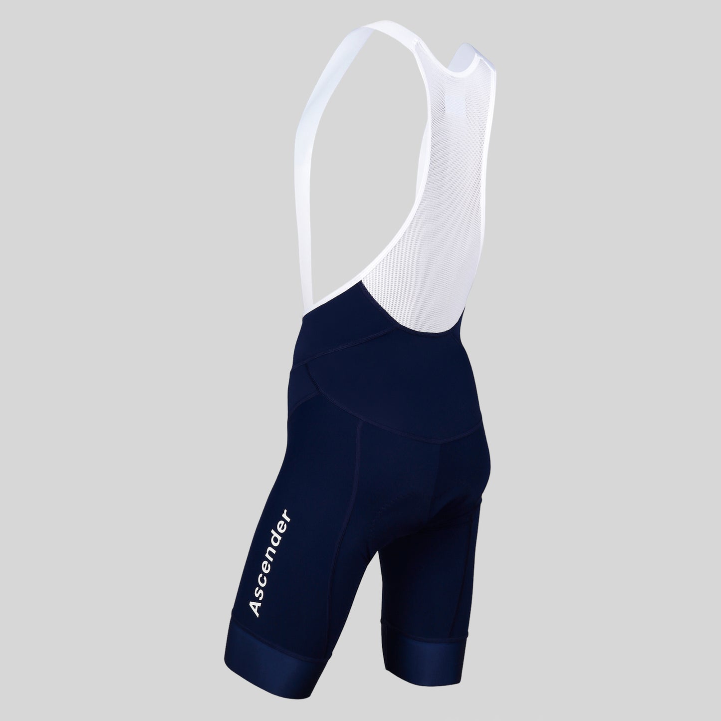 Legend Men Bib Short Navy by Ascender Cycling Club Zürich in Switzerland Backside View