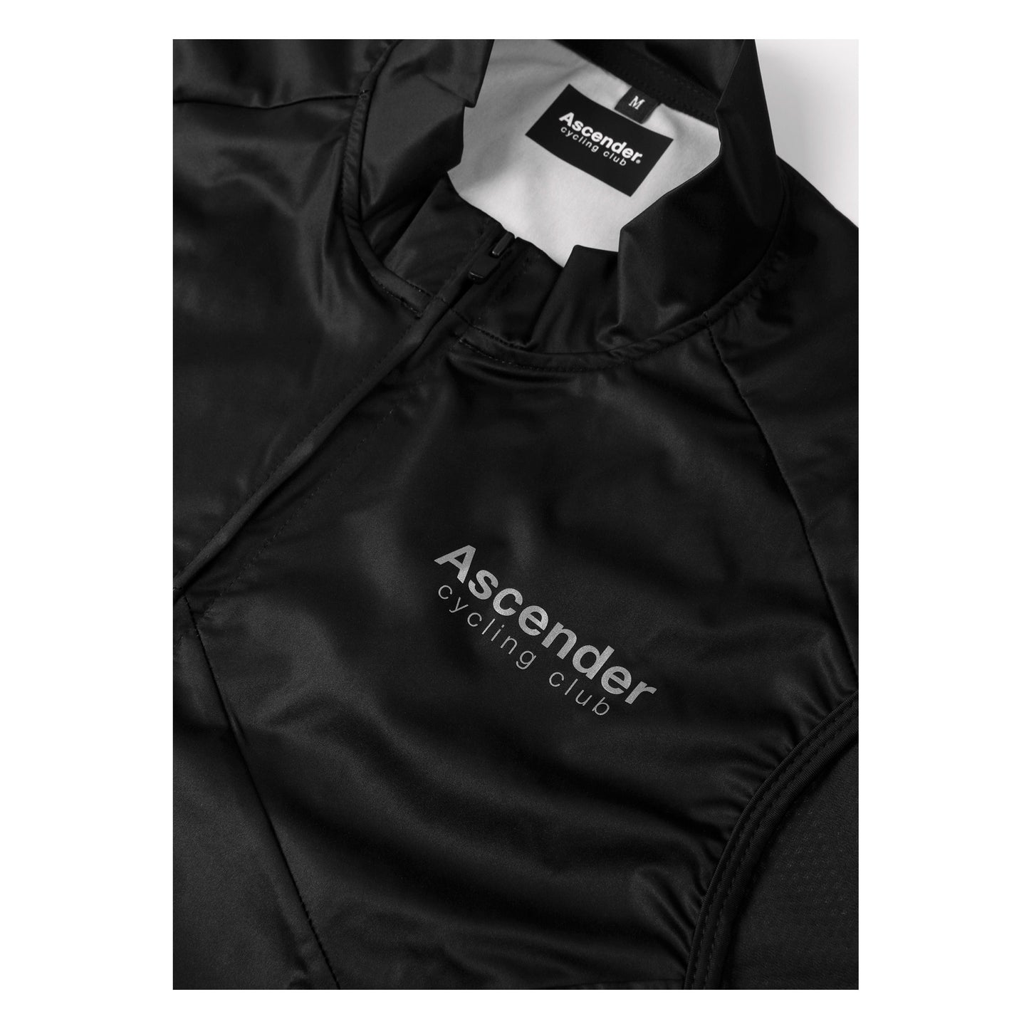 Leggera Team Vest Sustainable Cycling Wind Vest New Generation from Ascender Cycling Club Zürich Switzerland Presentation Front Logo Ascender Cycling Club 
