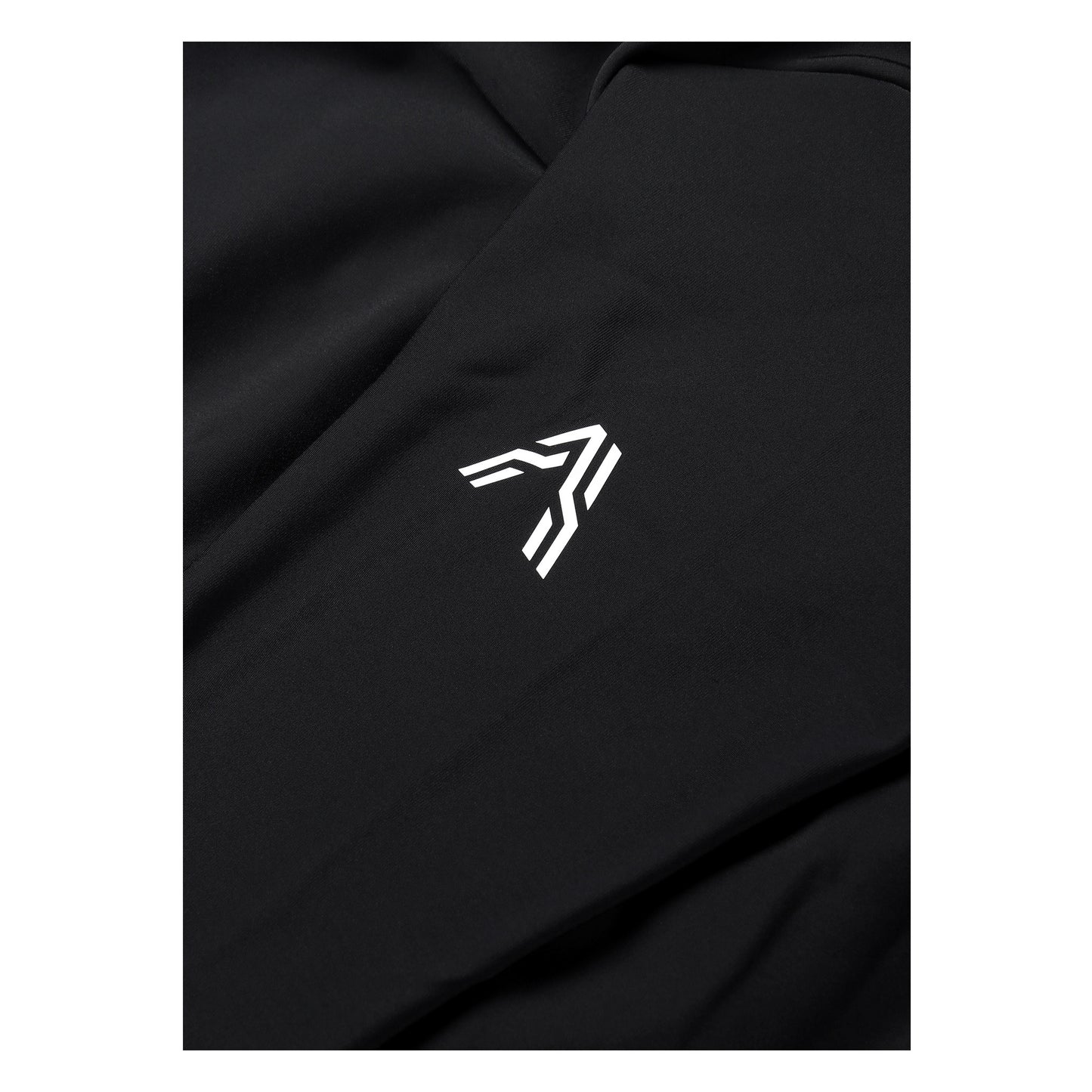 Milano Thermal Long Sleeve Jersey Black from Ascender Cycling Club Zürich Switzerland Monogram Ascender Logo on Sleeve View