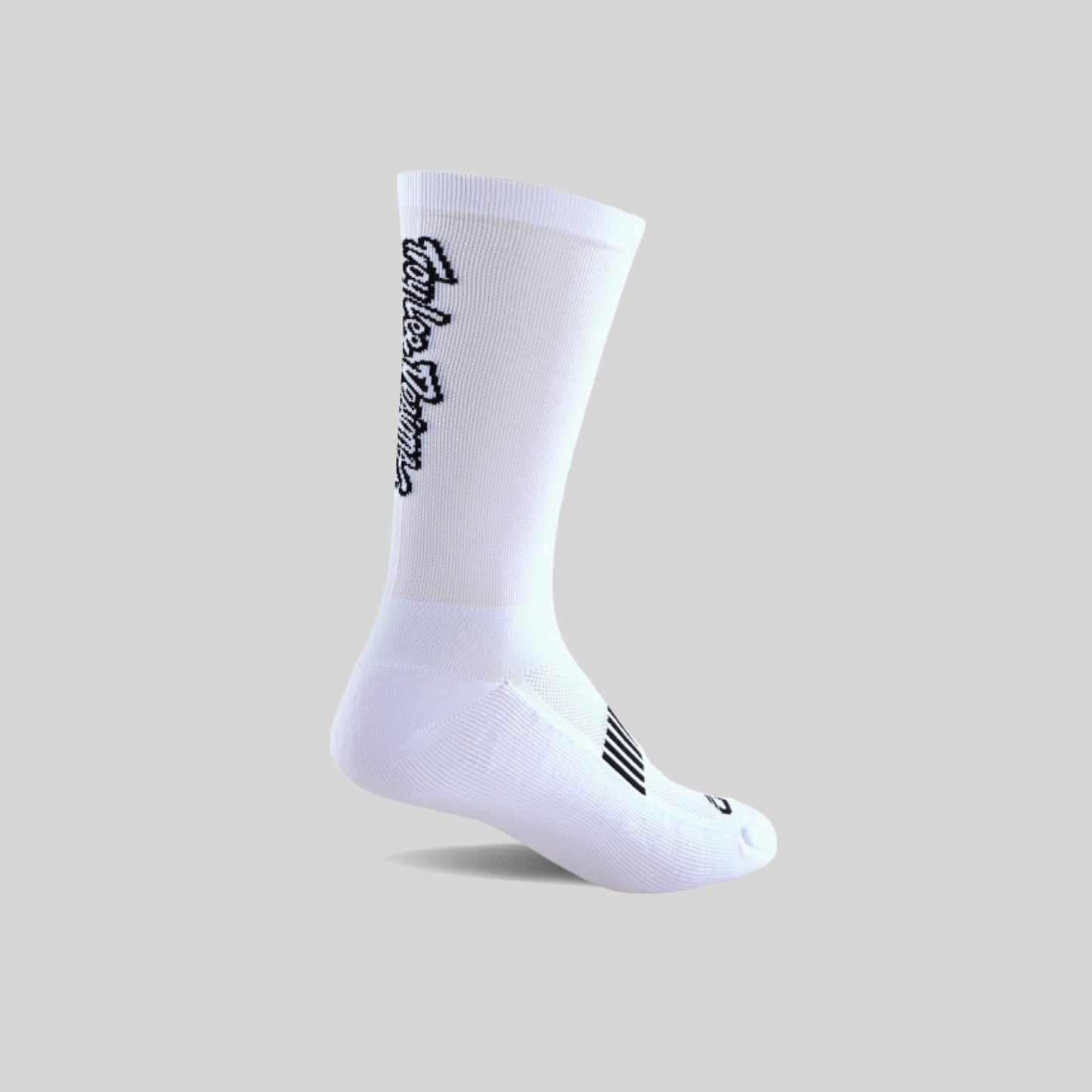 Troy Lee Designs Performance Signature Socks White from Ascender Cycling Club Zürich Switzerland Right Side View