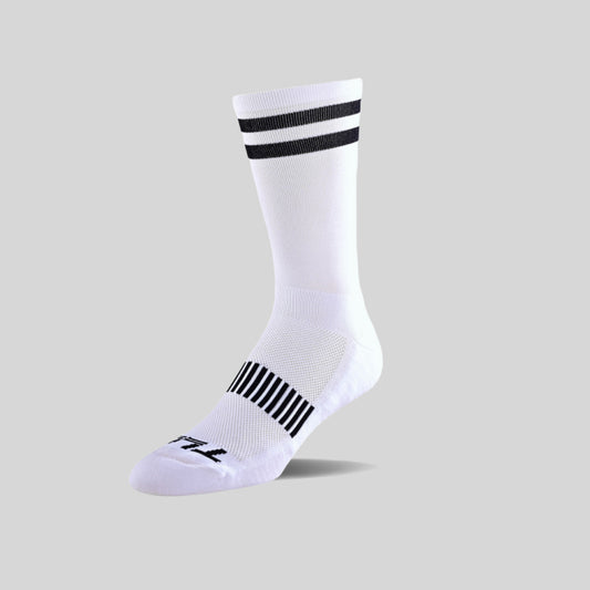 Troy Lee Designs Performance Speed Socks White from Ascender Cycling Club Zürich Switzerland View Side