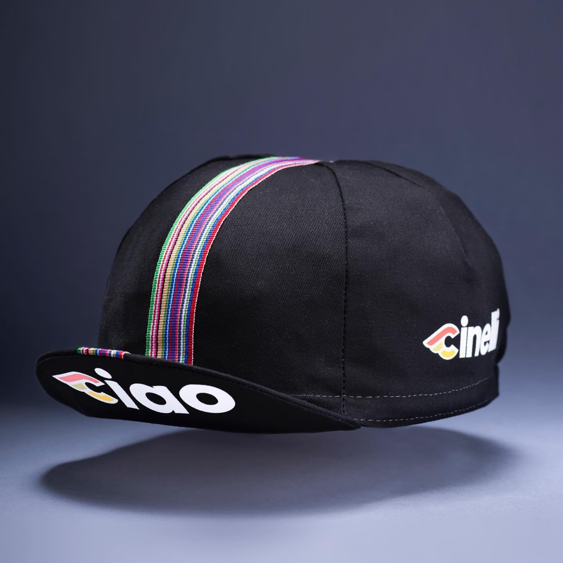 Cinelli Ciao Black Cap by Ascender Cycling Club Switzerland Front Side View