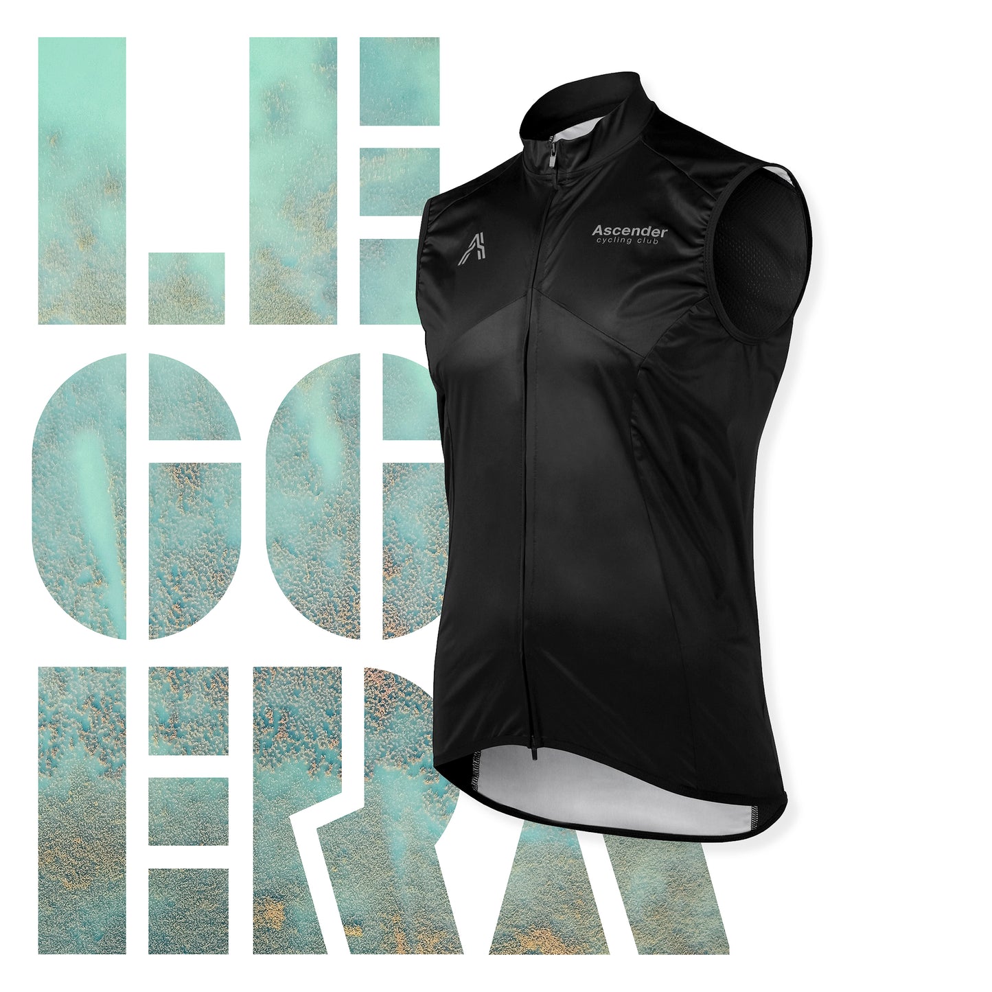 Leggera Team Vest Sustainable Cycling Wind Vest New Generation from Ascender Cycling Club Zürich Switzerland Presentation Leggera Team