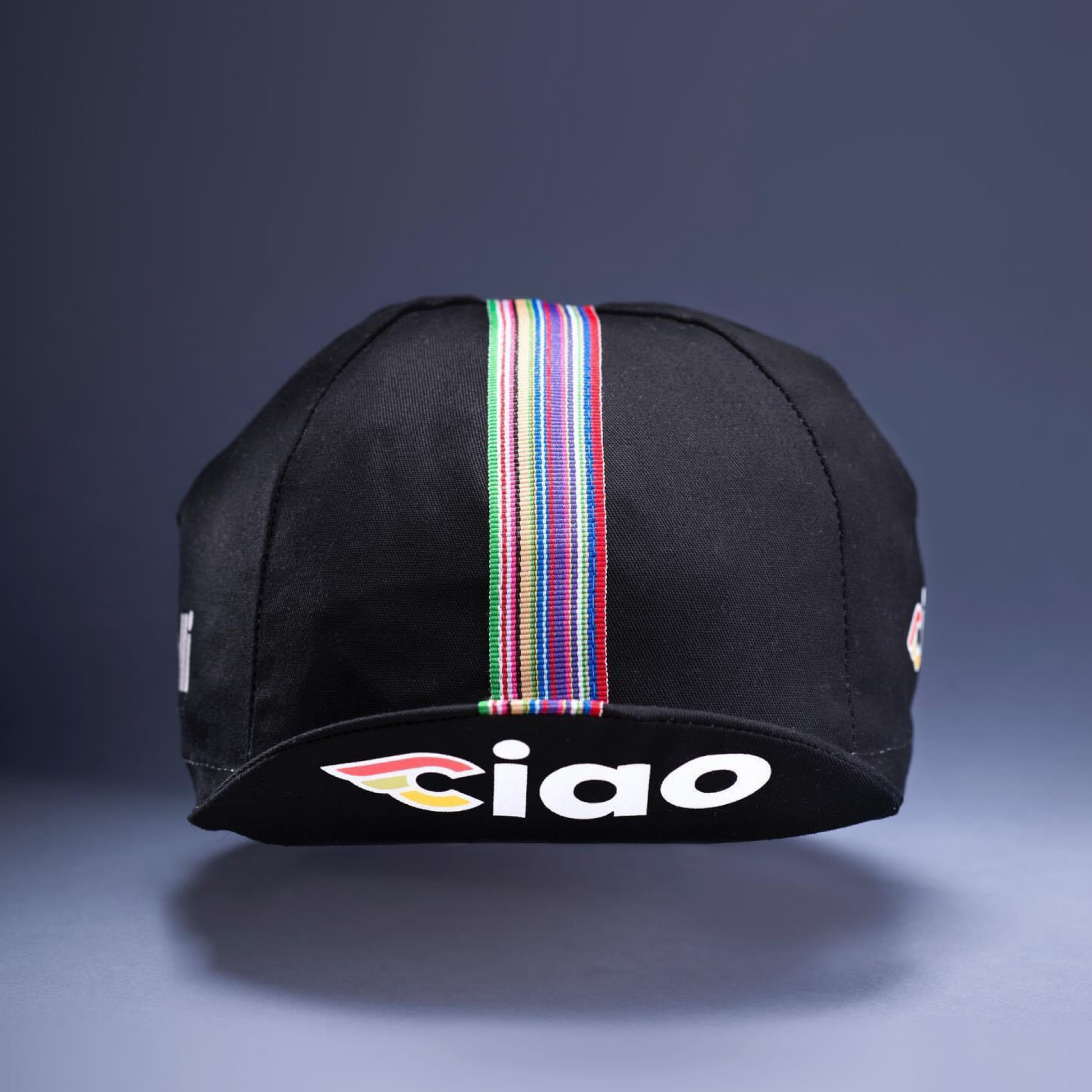 Cinelli Ciao Black Cap by Ascender Cycling Club Switzerland Front View