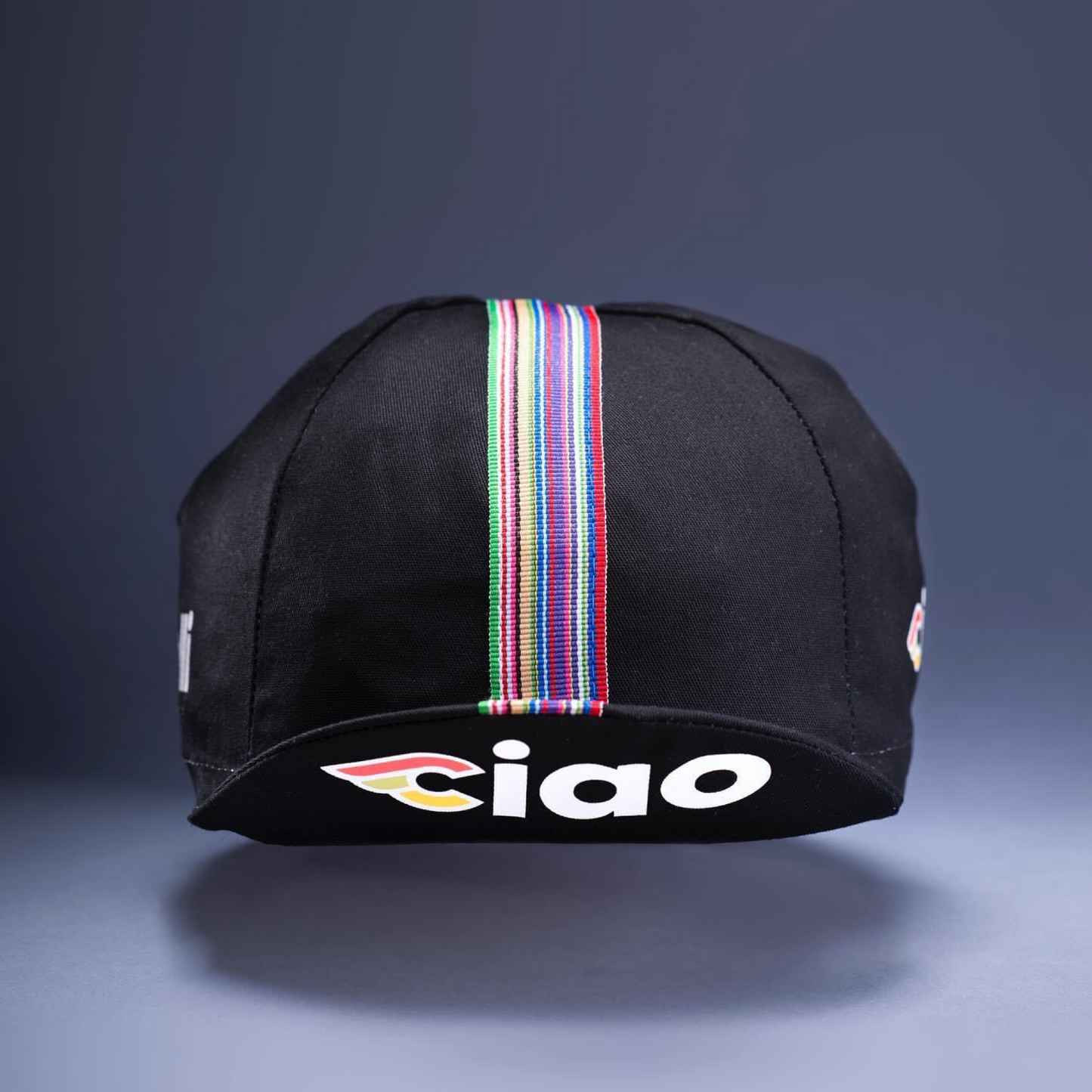 Cinelli Ciao Black Cap by Ascender Cycling Club Switzerland Front View