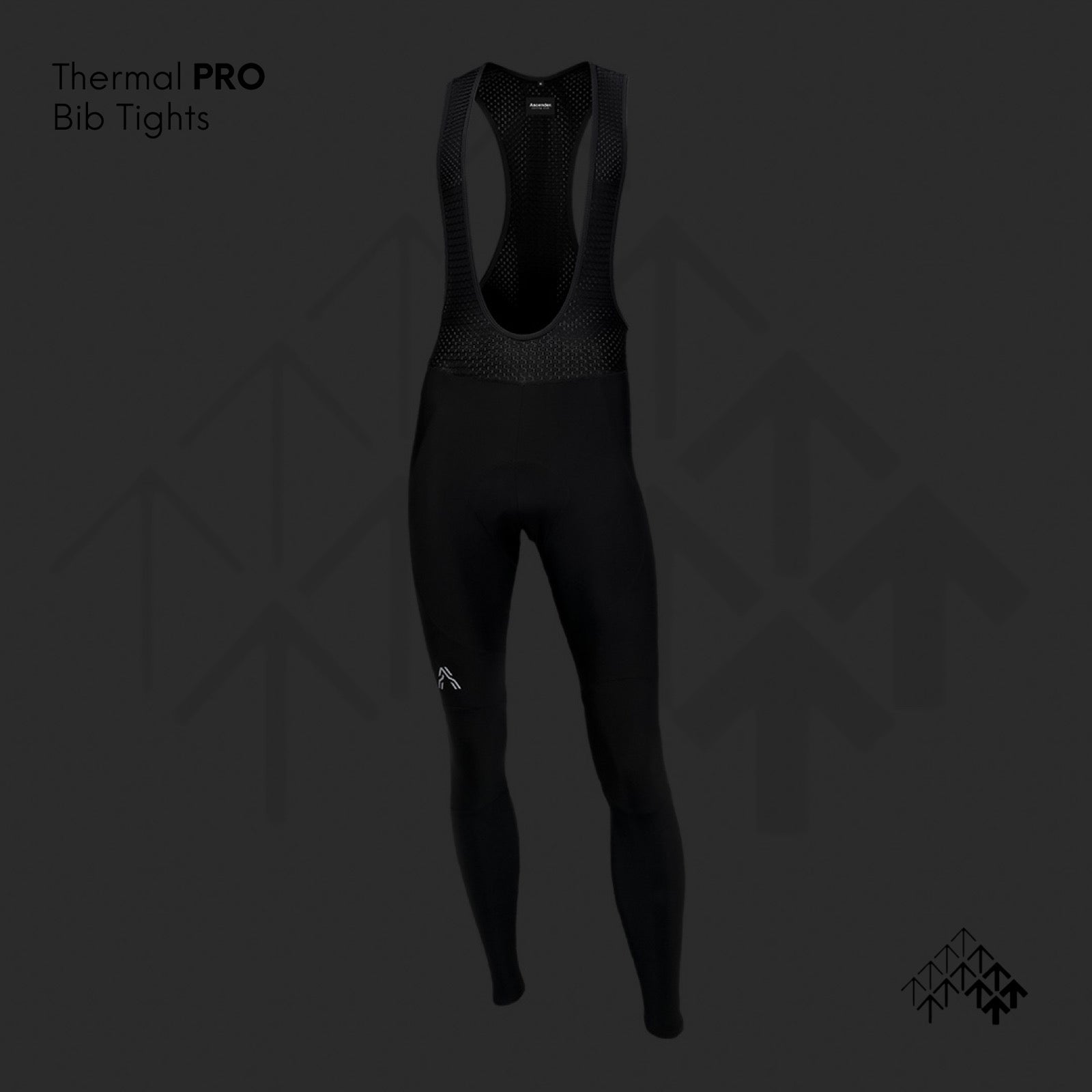 Men's Winter Thermal PRO Bib Tights Black from Ascender Cycling Club Switzerland Instagram Presentation