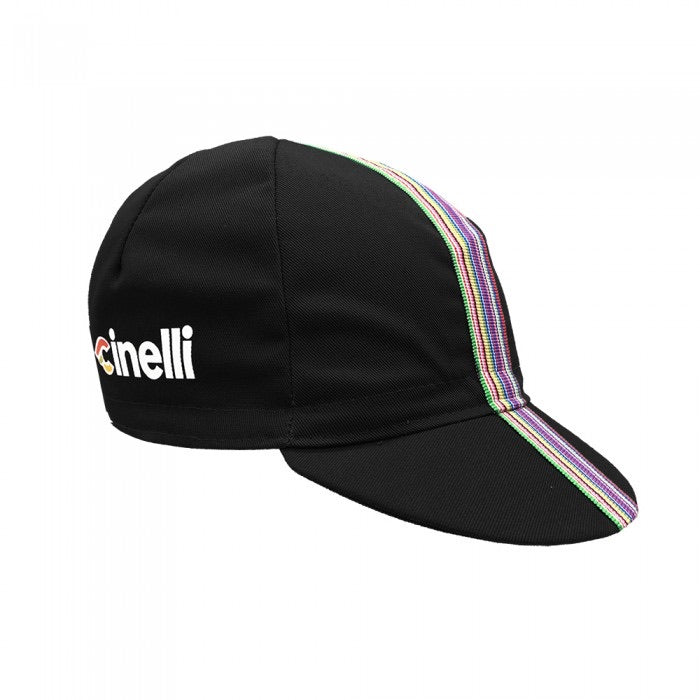 Cinelli Ciao Black Cap by Ascender Cycling Club Front Side View